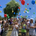 20 Jahre Förderverein - Die Ballon-Aktion begeisterte die Kinder
